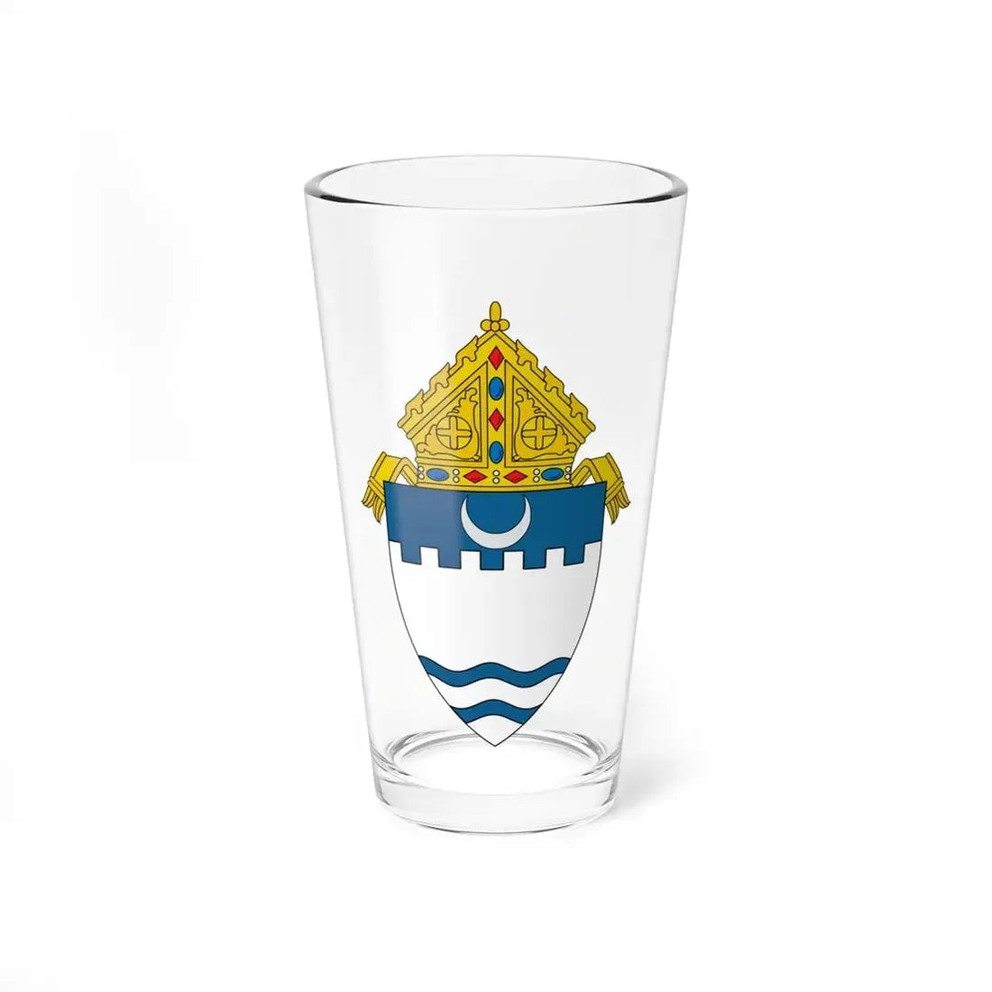 Roman Catholic Diocese of Evansville - Pint Glass 16oz 16oz - Go Mug Yourself