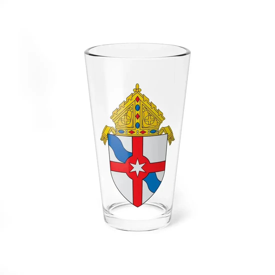 Roman Catholic Diocese of Fall River - Pint Glass 16oz 16oz - Go Mug Yourself
