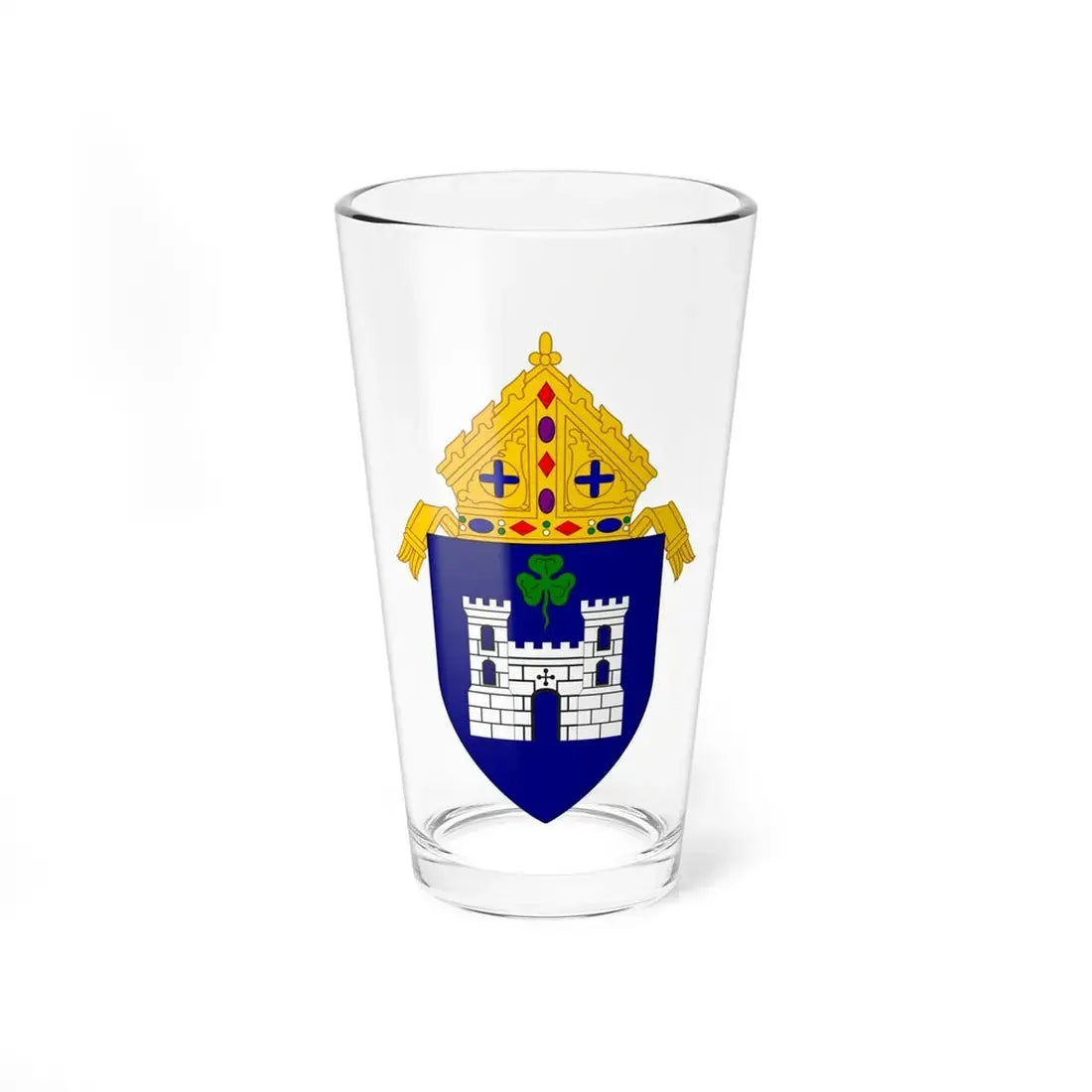 Roman Catholic Diocese of Fort Worth - Pint Glass 16oz 16oz - Go Mug Yourself