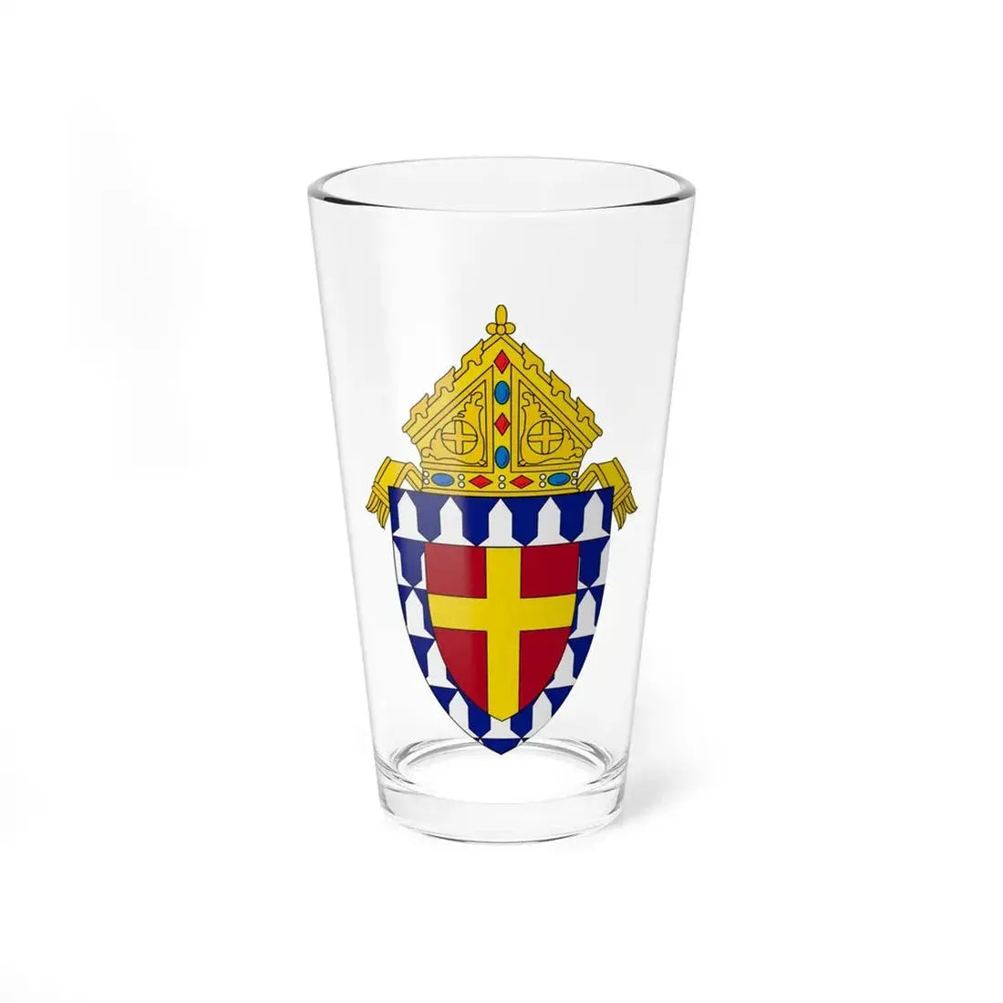 Roman Catholic Diocese of Lafayette in Louisiana - Pint Glass 16oz 16oz - Go Mug Yourself