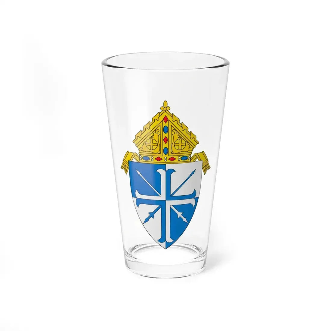 Roman Catholic Diocese of Lansing - Pint Glass 16oz 16oz - Go Mug Yourself