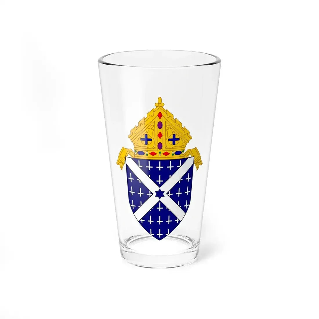 Roman Catholic Diocese of Little Rock - Pint Glass 16oz 16oz - Go Mug Yourself