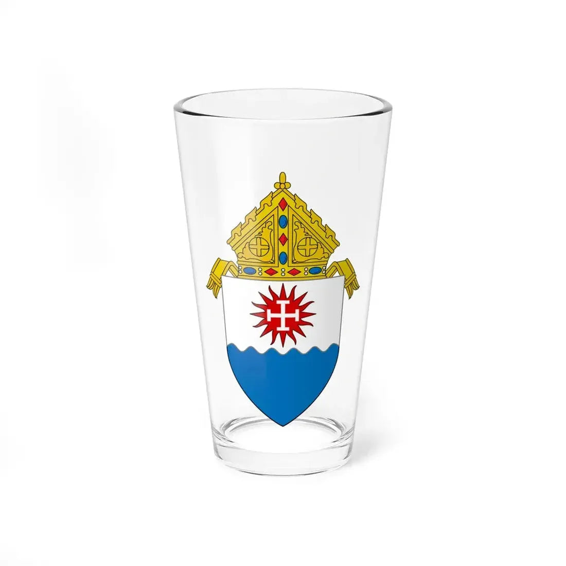 Roman Catholic Diocese of Natchez - Pint Glass 16oz 16oz - Go Mug Yourself