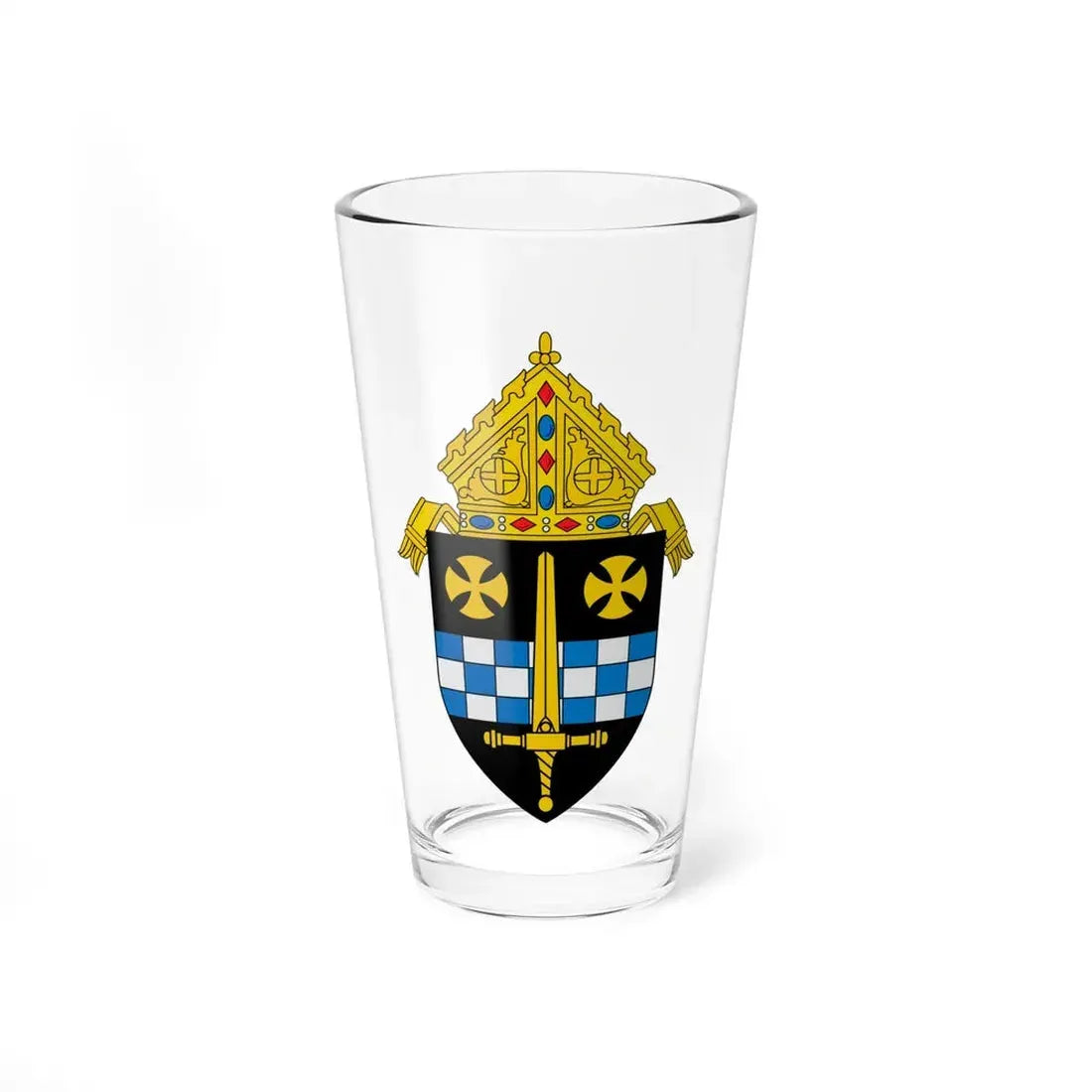 Roman Catholic Diocese of Pittsburgh 3 - Pint Glass 16oz 16oz - Go Mug Yourself