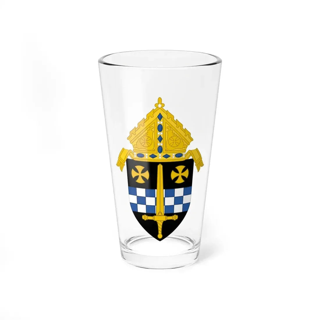 Roman Catholic Diocese of Pittsburgh - Pint Glass 16oz 16oz - Go Mug Yourself