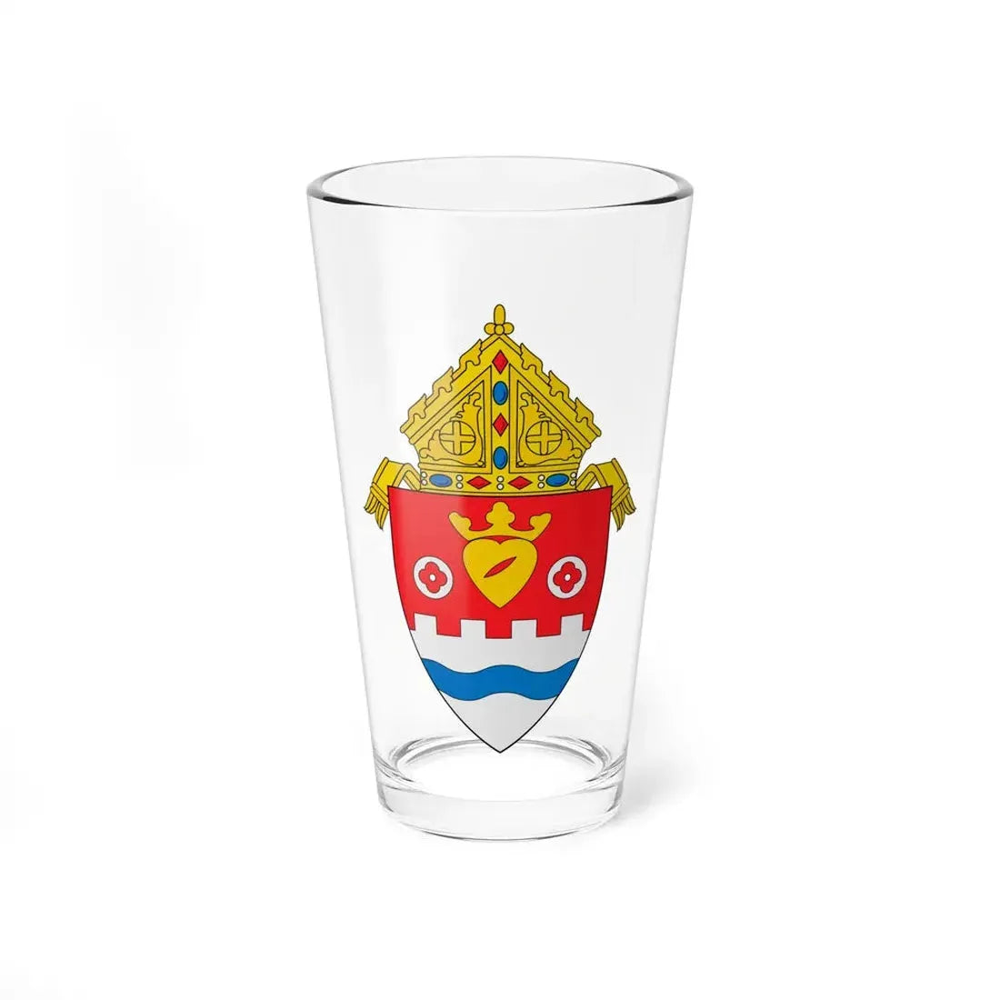Roman Catholic Diocese of Pueblo - Pint Glass 16oz 16oz - Go Mug Yourself