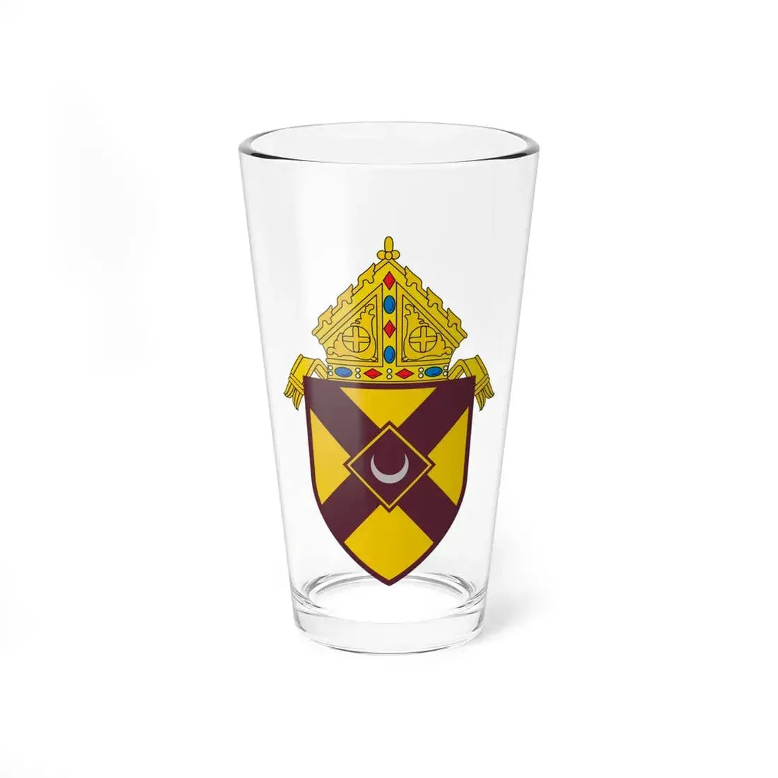 Roman Catholic Diocese of Rochester - Pint Glass 16oz 16oz - Go Mug Yourself
