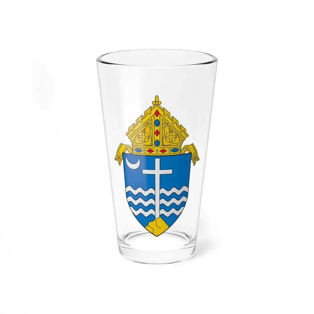 Roman Catholic Diocese of Rockford - Pint Glass 16oz 16oz - Go Mug Yourself