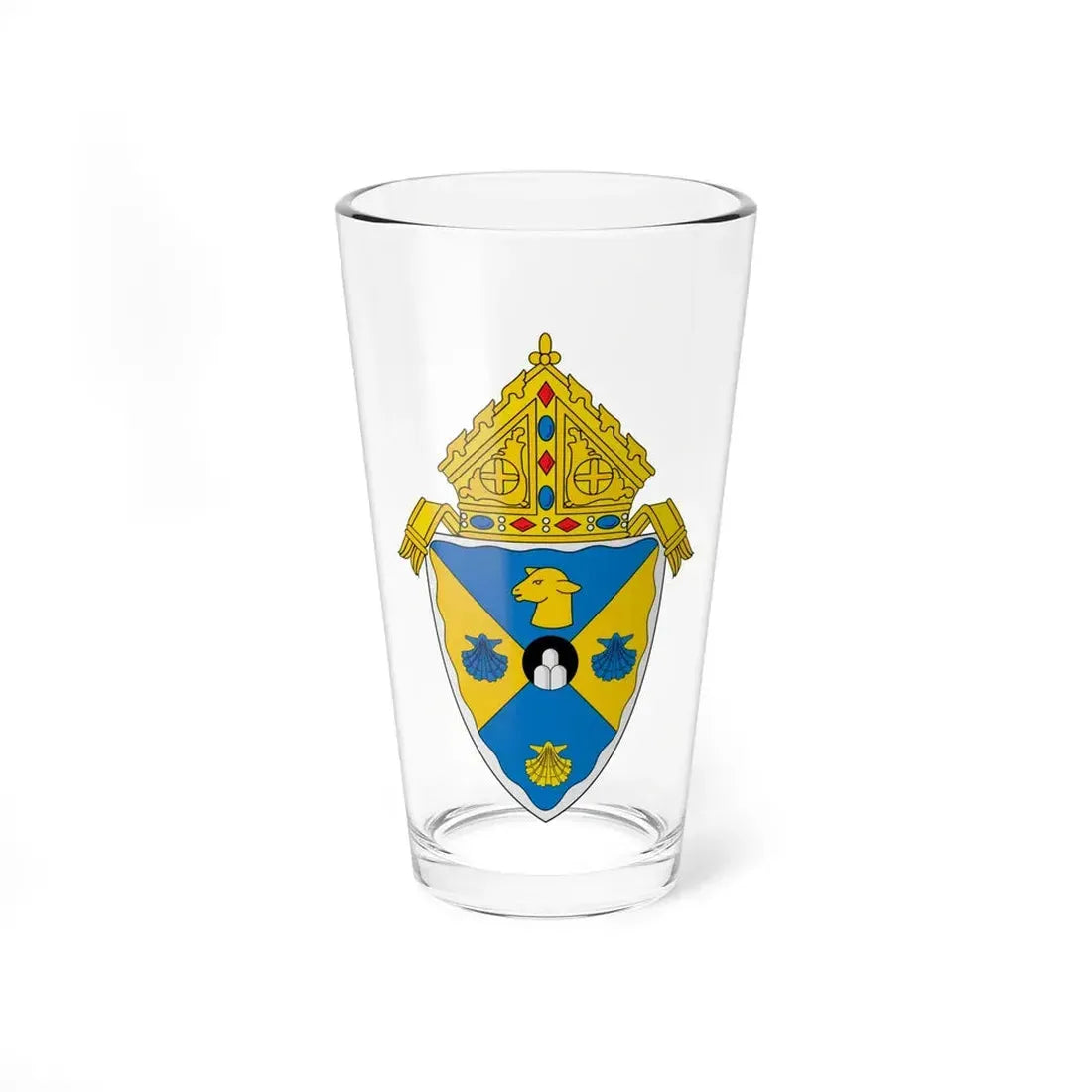Roman Catholic Diocese of Rockville Centre - Pint Glass 16oz 16oz - Go Mug Yourself