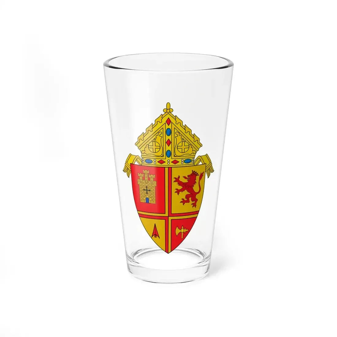 Roman Catholic Diocese of Saint Petersburg - Pint Glass 16oz 16oz - Go Mug Yourself