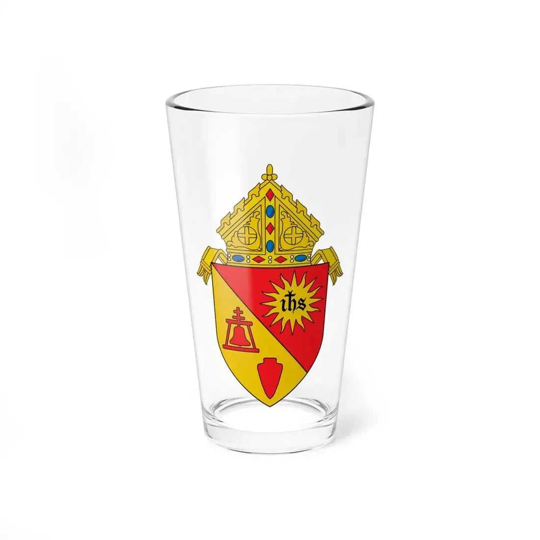 Roman Catholic Diocese of San Bernardino - Pint Glass 16oz 16oz - Go Mug Yourself