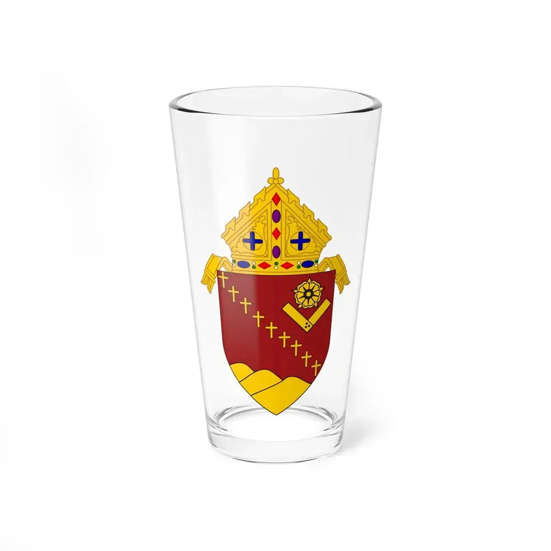 Roman Catholic Diocese of San Jose in California - Pint Glass 16oz 16oz - Go Mug Yourself