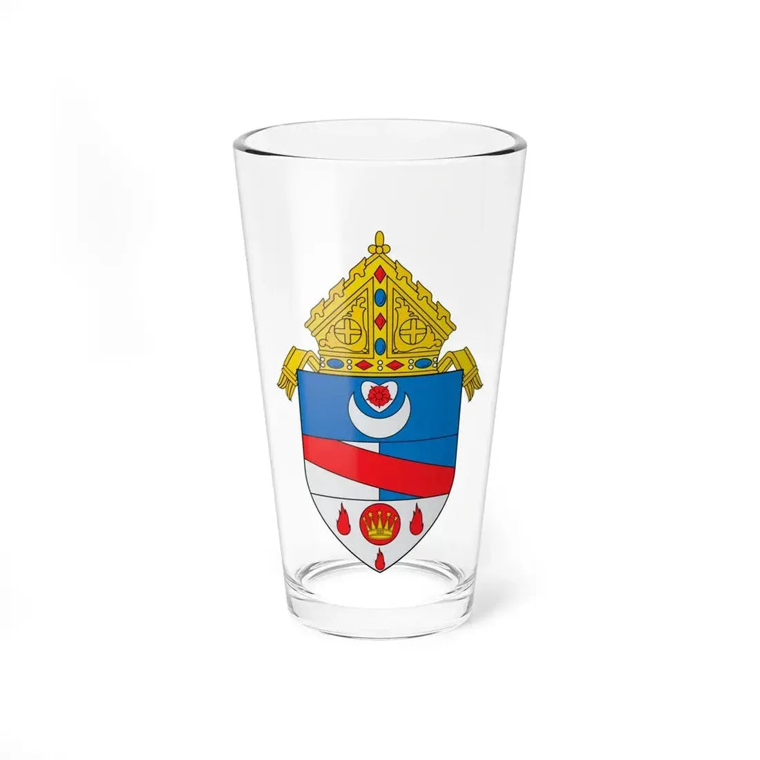 Roman Catholic Diocese of Steubenville - Pint Glass 16oz 16oz - Go Mug Yourself