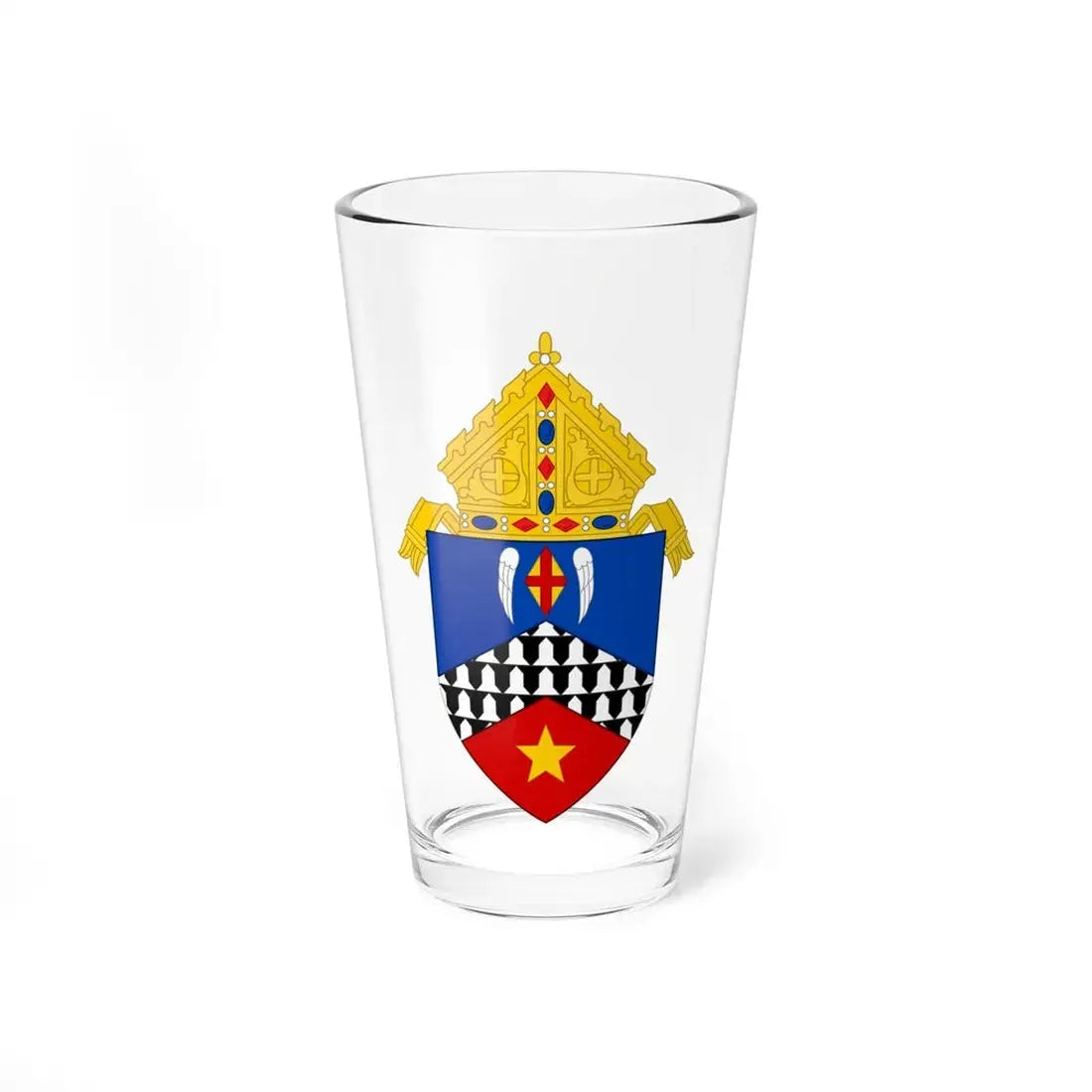 Roman Catholic Diocese of Stockton - Pint Glass 16oz 16oz - Go Mug Yourself