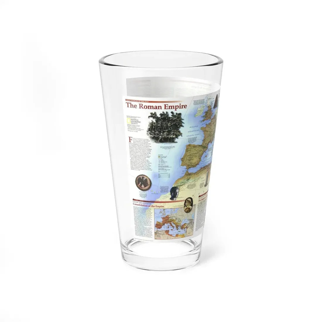 Roman Empire (1997) (Map) Pint Glass 16oz - Go Mug Yourself