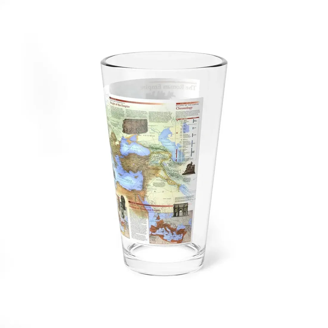 Roman Empire (1997) (Map) Pint Glass 16oz - Go Mug Yourself