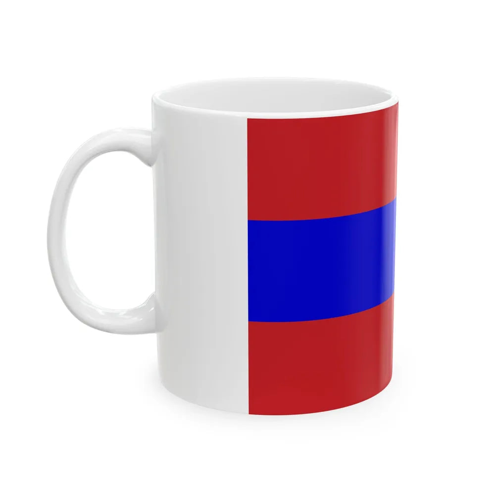 Roman Orthodox Christian Merchant Flag 1453-1793 (Greece) White Coffee Mug - Go Mug Yourself