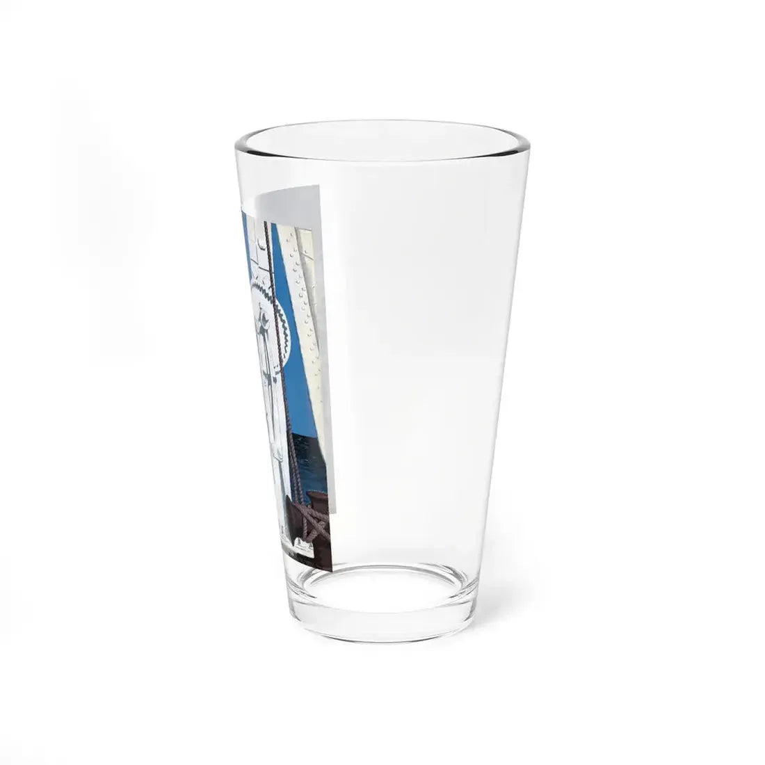 Romance in Blue & White, 1949 (Magazine Illustration) Pint Glass 16oz - Go Mug Yourself
