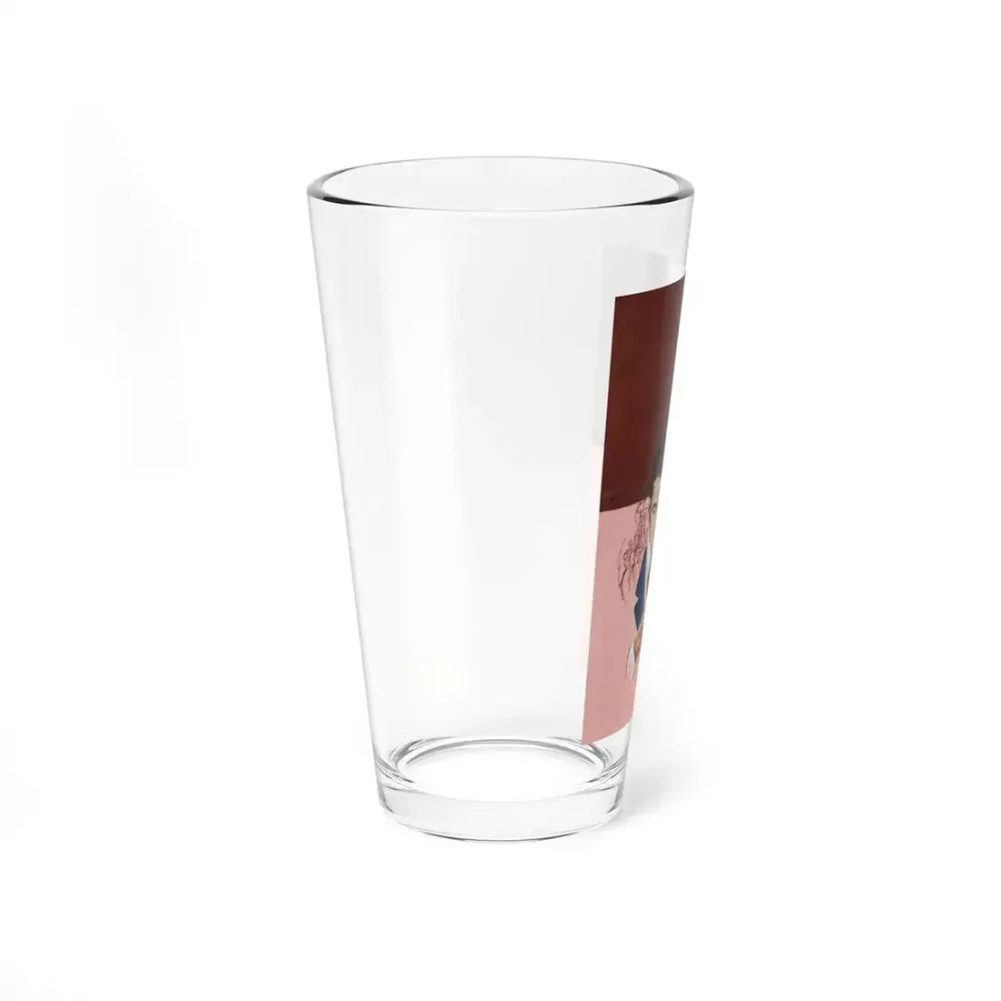 Romance Novel Cover (attributed, c. 1970s) (Magazine Illustration) Pint Glass 16oz - Go Mug Yourself