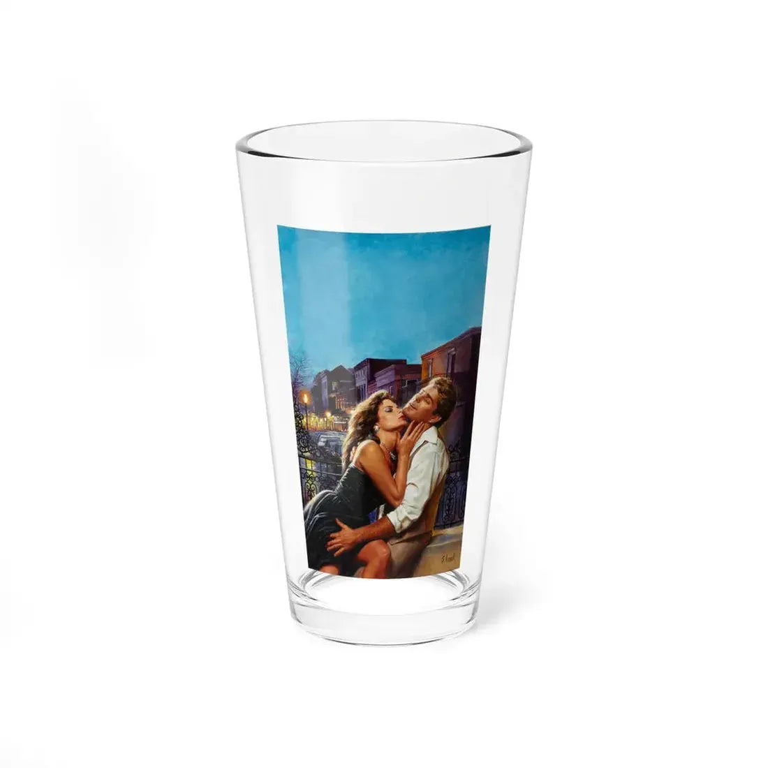 Romance Paperback Cover - Pint Glass 16oz 16oz - Go Mug Yourself