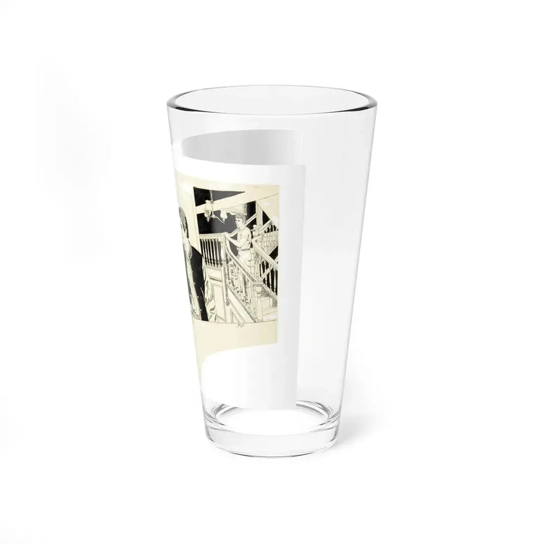 Romance Story Illustration (2) (Magazine Illustration) Pint Glass 16oz - Go Mug Yourself