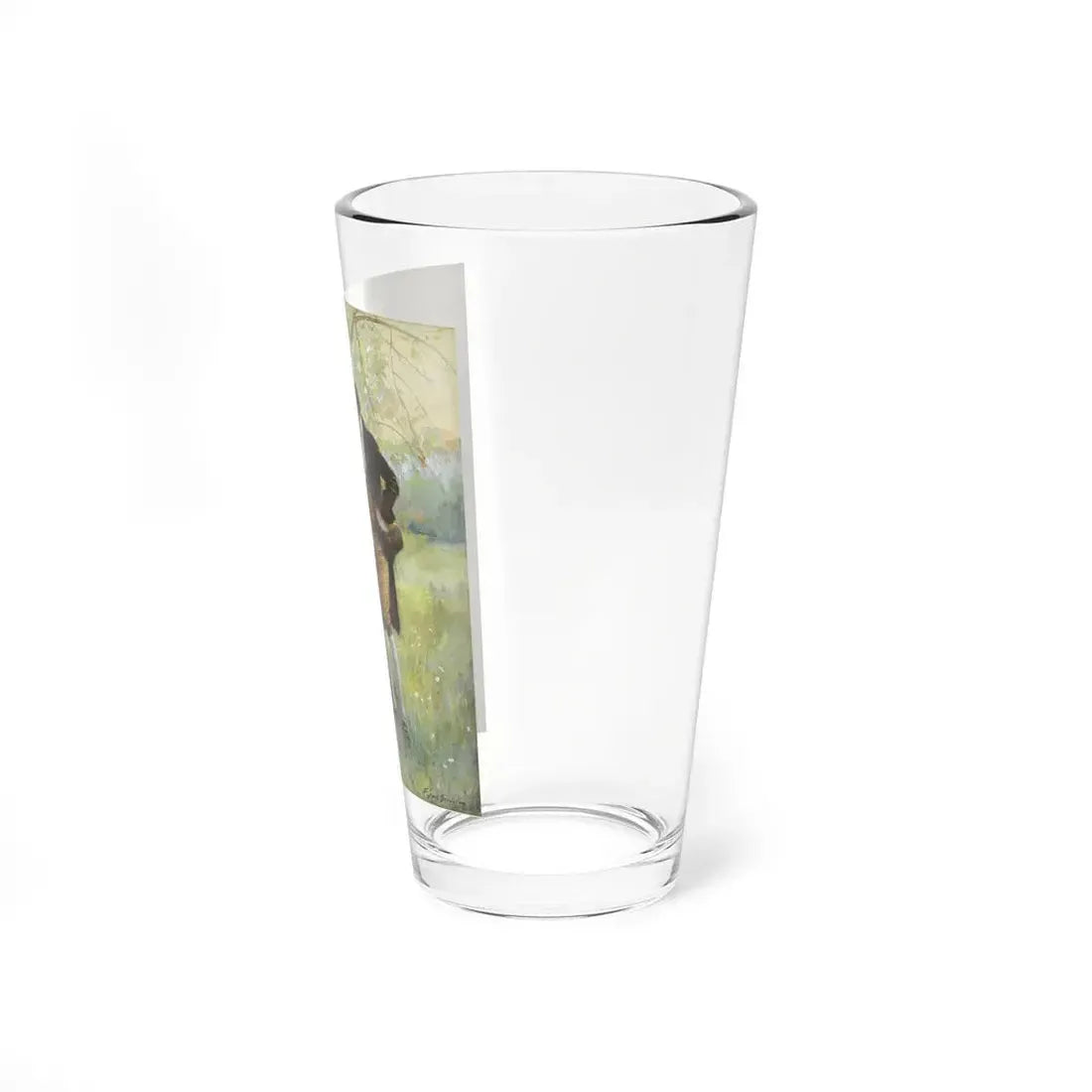 Romance story illustration (Magazine Illustration) Pint Glass 16oz - Go Mug Yourself