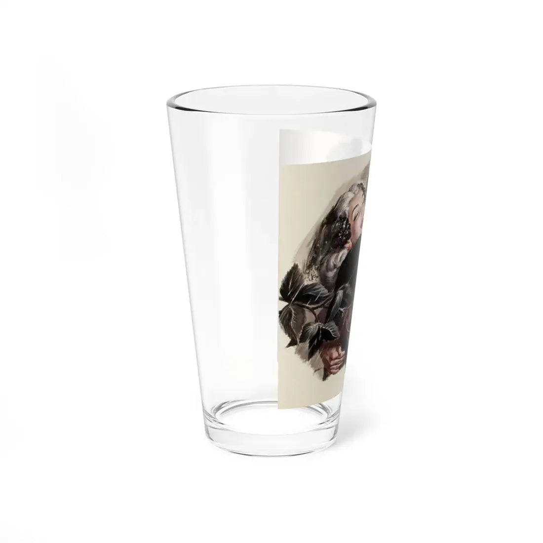 Romance story illustration_1 (Magazine Illustration) Pint Glass 16oz - Go Mug Yourself