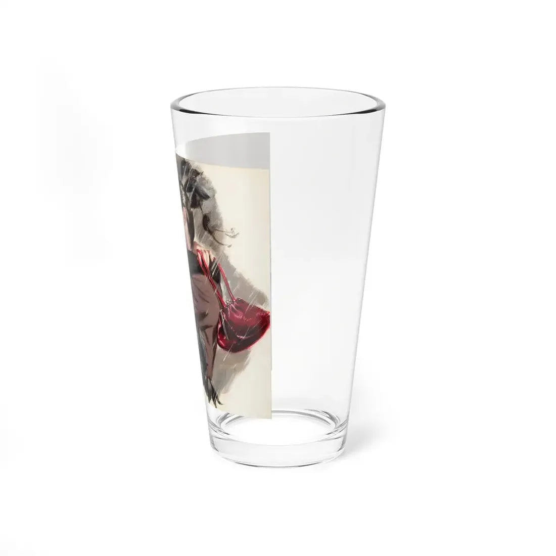 Romance story illustration_1 (Magazine Illustration) Pint Glass 16oz - Go Mug Yourself