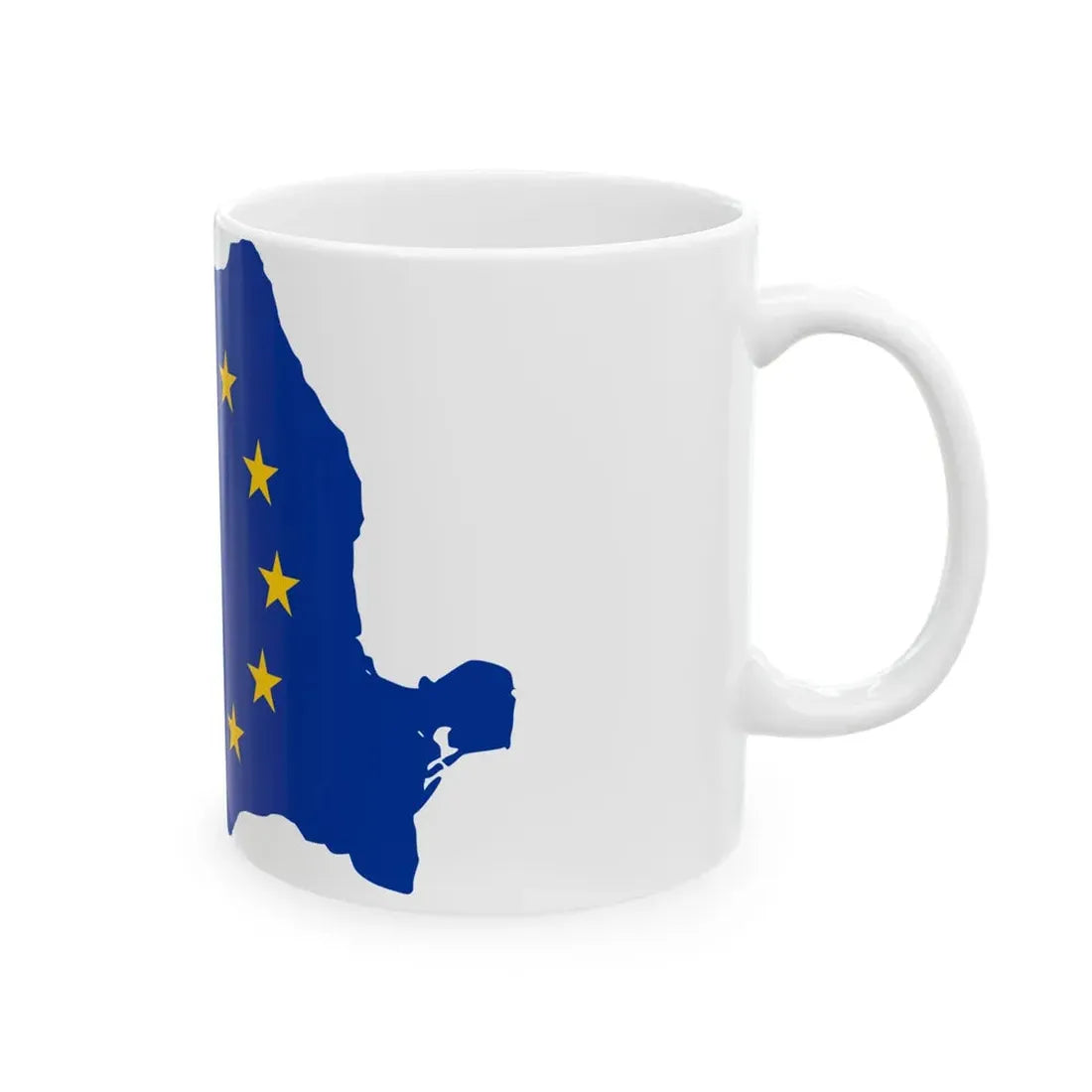 Romania EU (Oman) White Coffee Mug - Go Mug Yourself