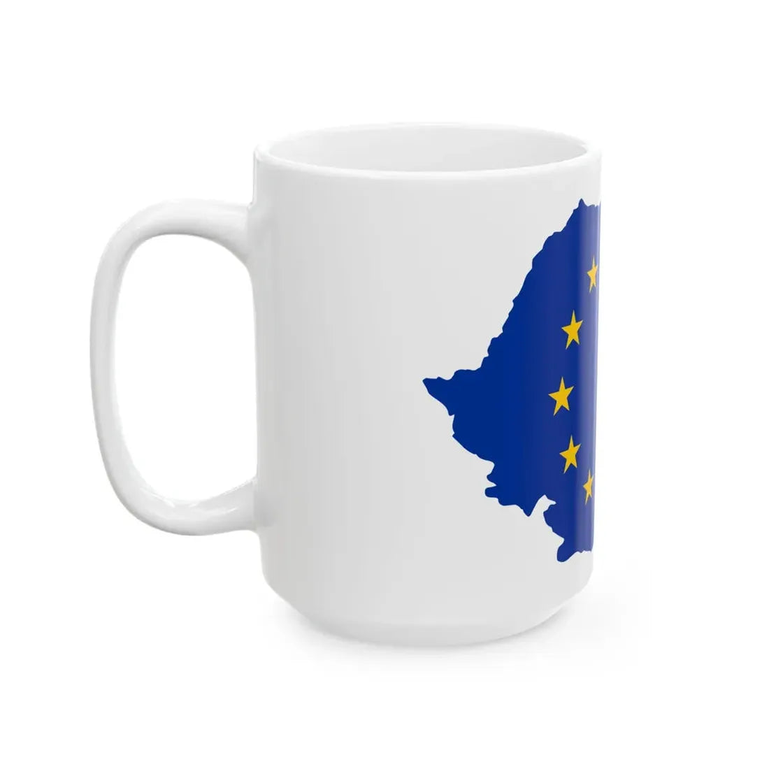 Romania EU (Oman) White Coffee Mug - Go Mug Yourself