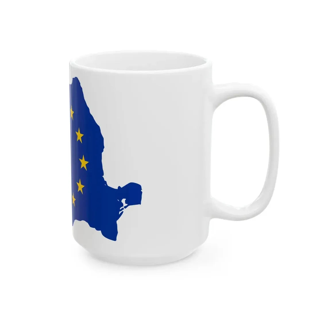 Romania EU (Oman) White Coffee Mug - Go Mug Yourself