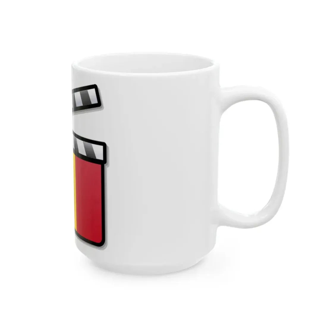 Romania film clapperboard (Oman) White Coffee Mug - Go Mug Yourself