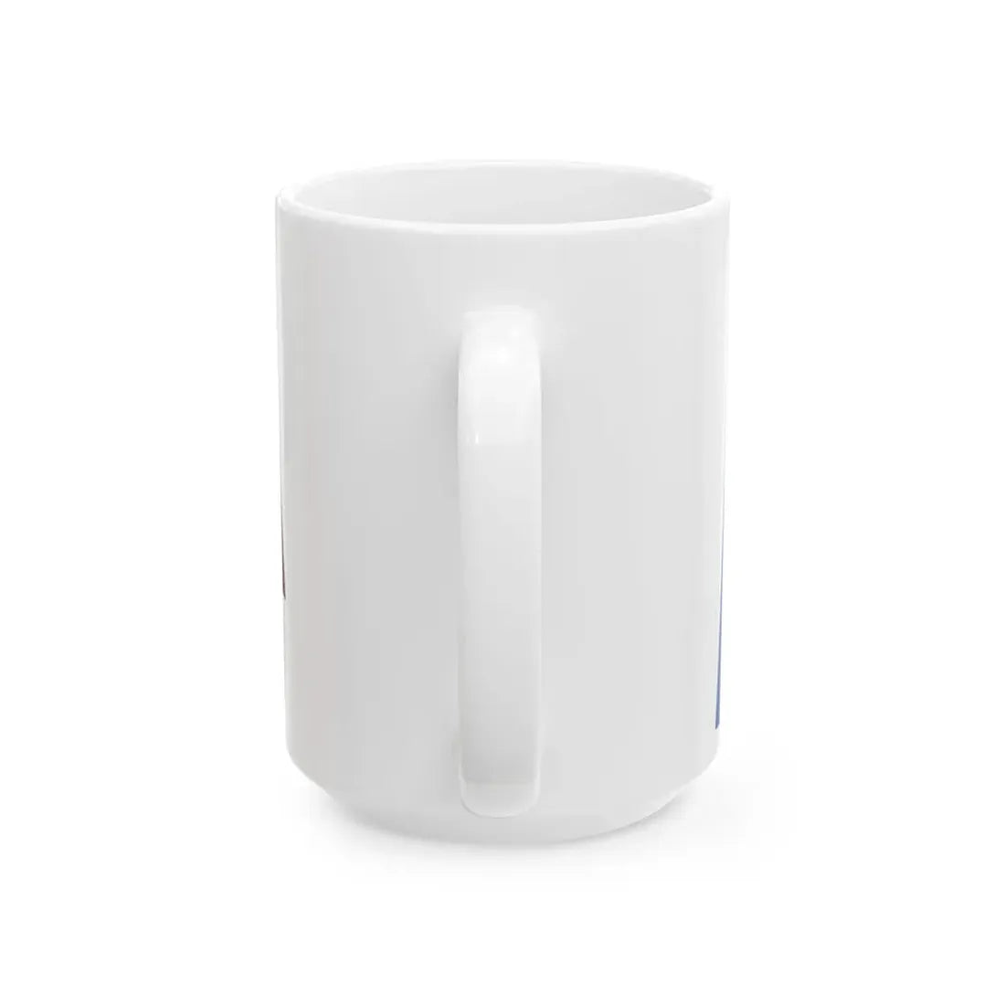 Romania Flag - iconic waving (Oman) White Coffee Mug - Go Mug Yourself