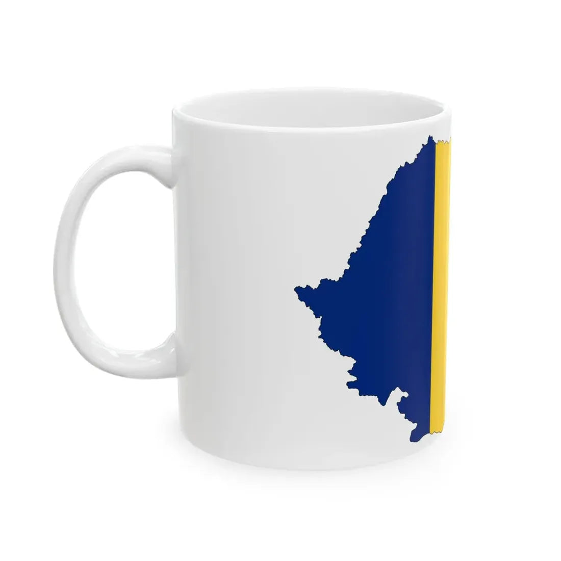 Romania-Flagmap (Oman) White Coffee Mug - Go Mug Yourself