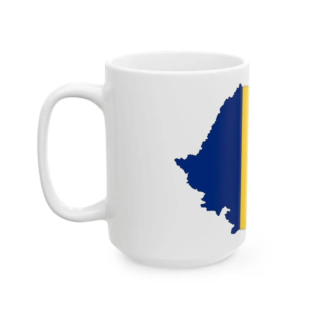 Romania-Flagmap (Oman) White Coffee Mug - Go Mug Yourself