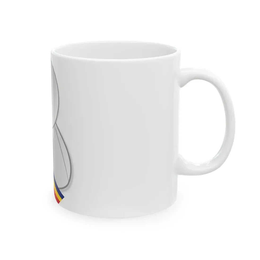 Romania politic personality icon (Oman) White Coffee Mug - Go Mug Yourself