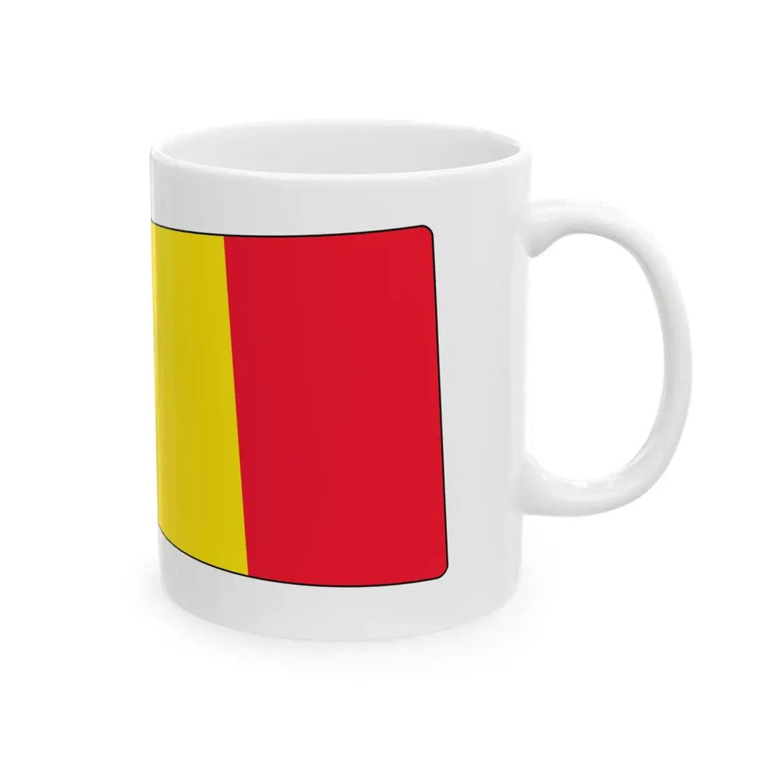 Romania Rowing Blade (Oman) White Coffee Mug - Go Mug Yourself