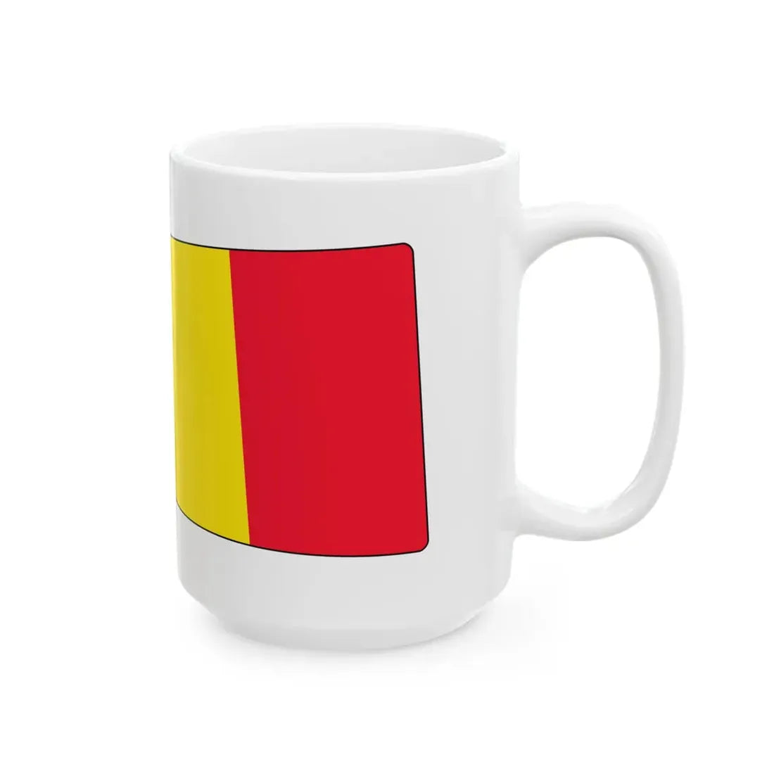 Romania Rowing Blade (Oman) White Coffee Mug - Go Mug Yourself