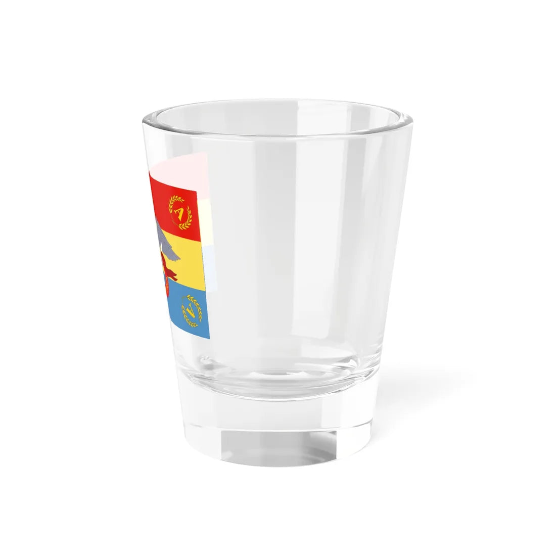 Romanian Army Flag - 1863 official model (Oman) Shot Glass 1.5oz - Go Mug Yourself