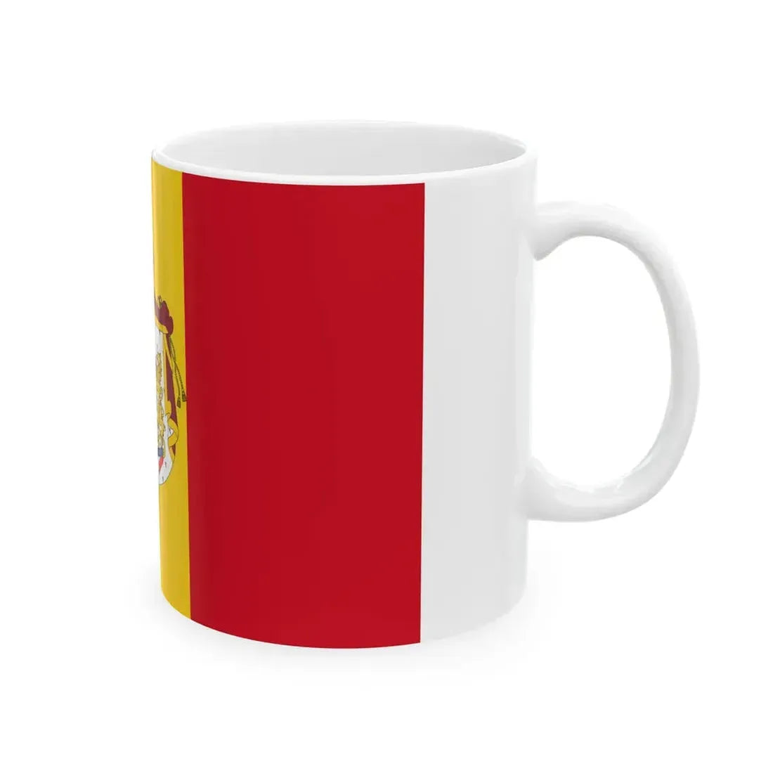 Romanian Army Flag - 1872 official model (Oman) White Coffee Mug - Go Mug Yourself