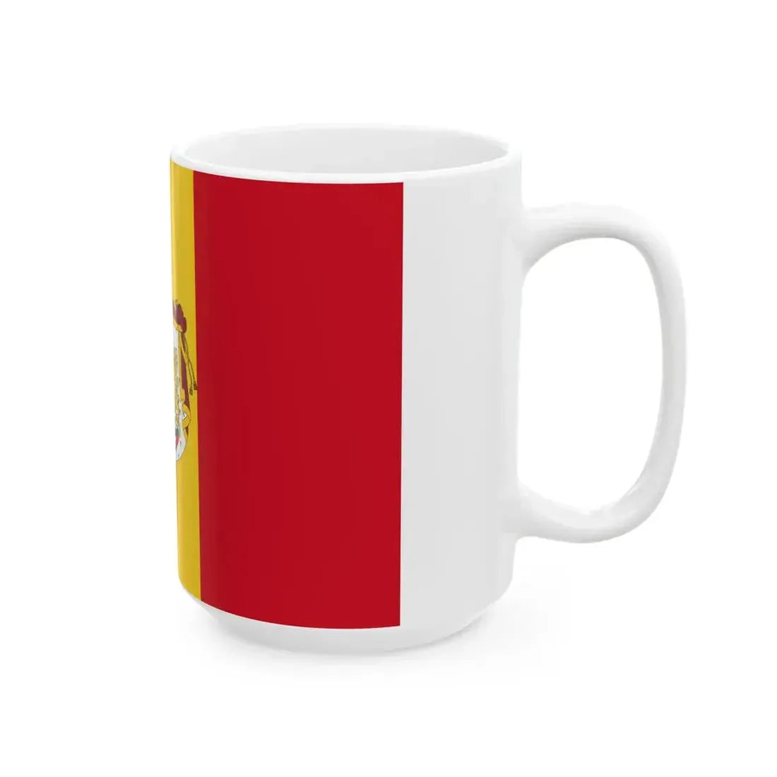 Romanian Army Flag - 1872 official model (Oman) White Coffee Mug - Go Mug Yourself