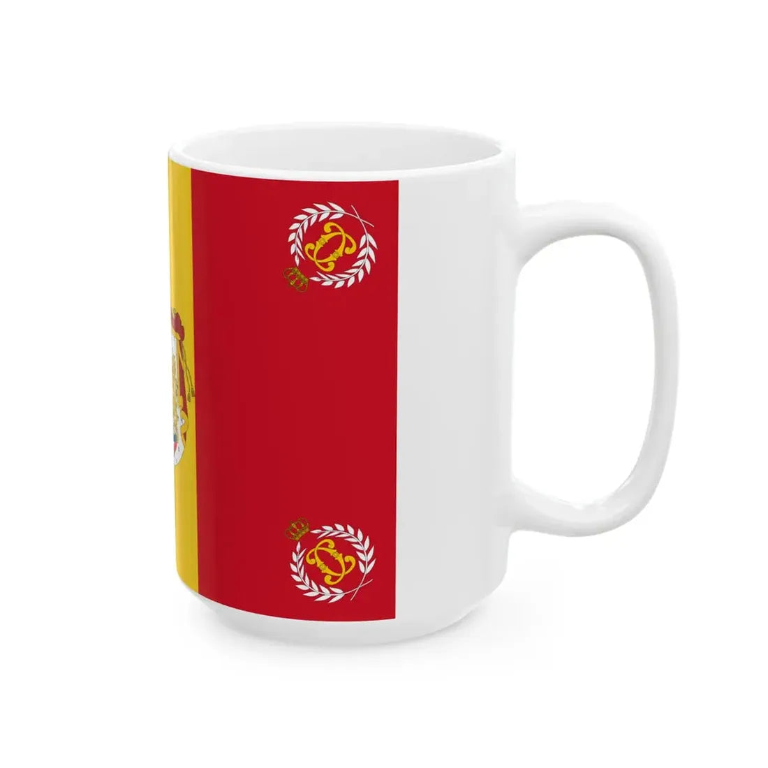 Romanian Army Flag - 1897 used model (Oman) White Coffee Mug - Go Mug Yourself