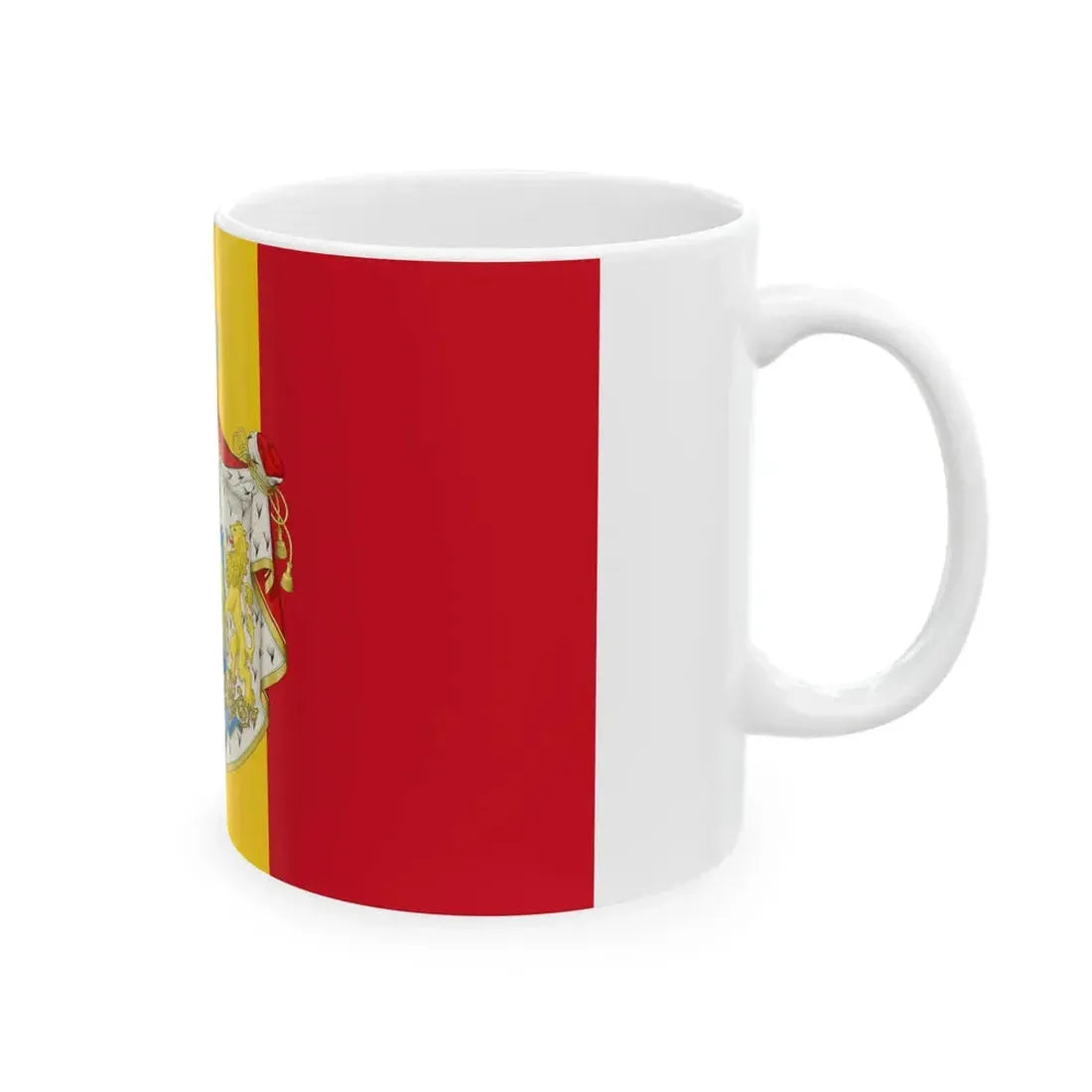 Romanian Army Flag - 1921 official model (Moldova) White Coffee Mug - Go Mug Yourself