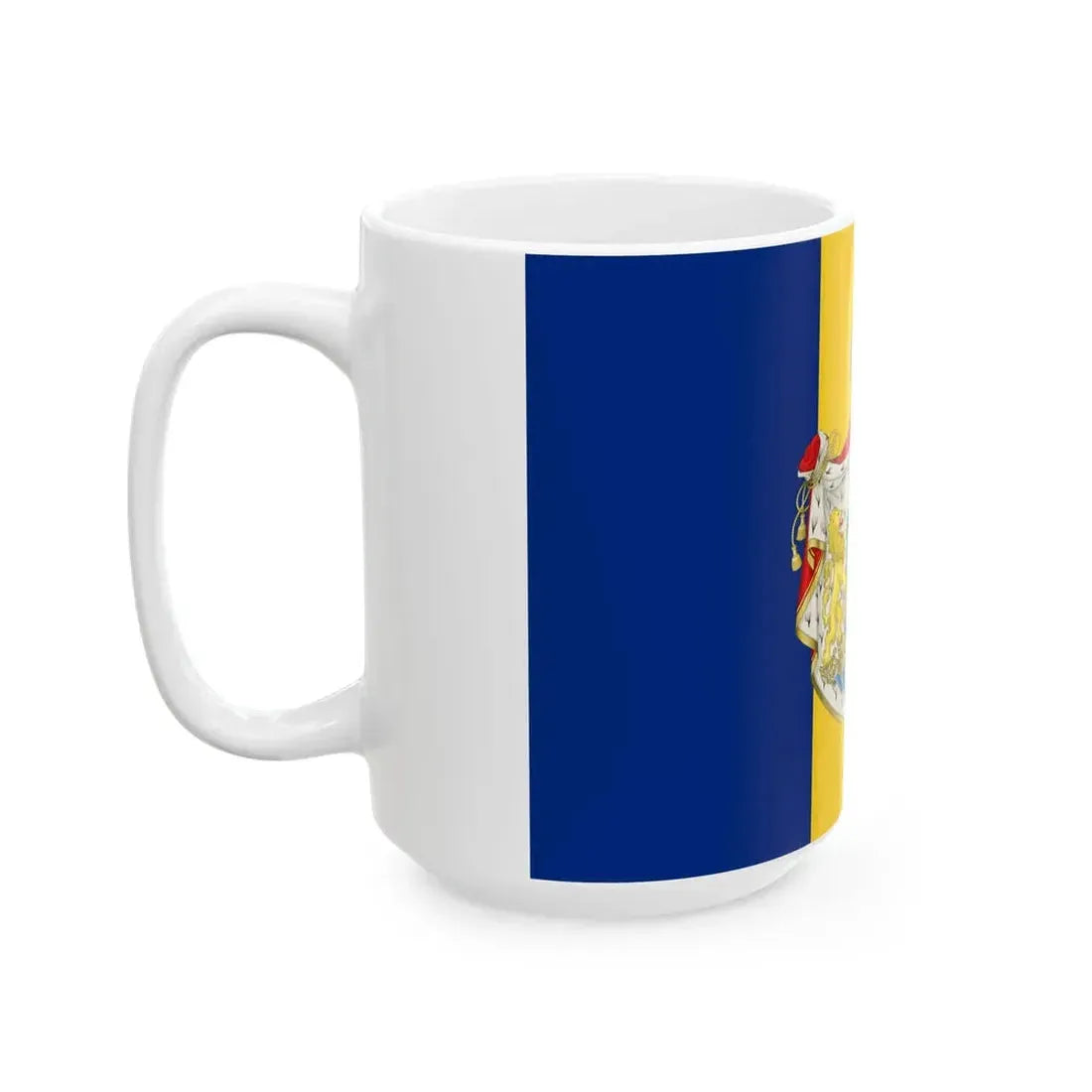Romanian Army Flag - 1921 official model (Moldova) White Coffee Mug - Go Mug Yourself