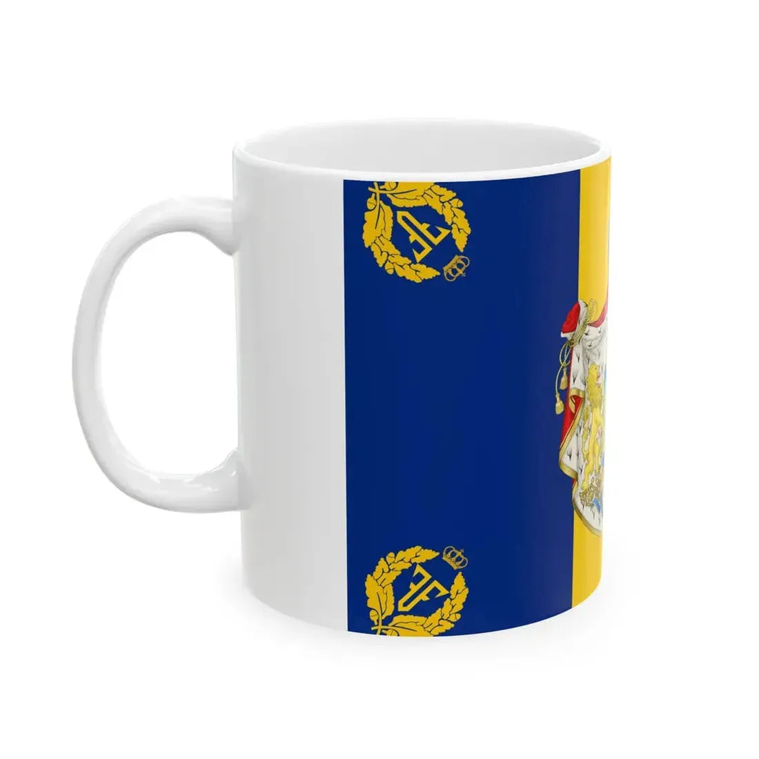 Romanian Army Flag - 1921 used model (Moldova) White Coffee Mug - Go Mug Yourself