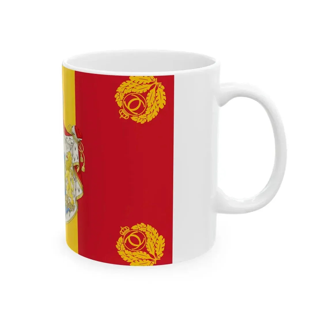 Romanian Army Flag - 1930 used model (Moldova) White Coffee Mug - Go Mug Yourself