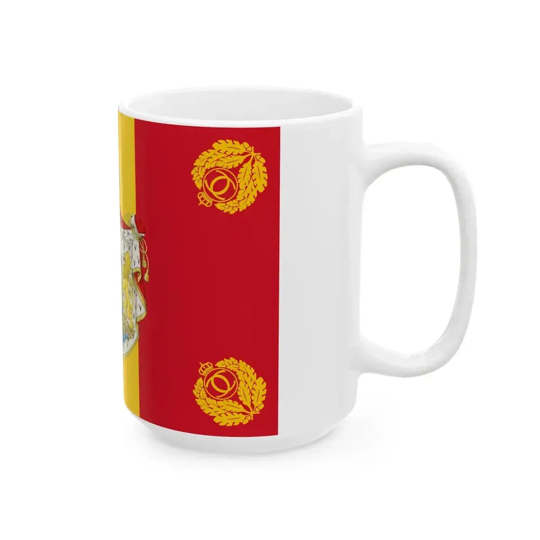Romanian Army Flag - 1930 used model (Moldova) White Coffee Mug - Go Mug Yourself