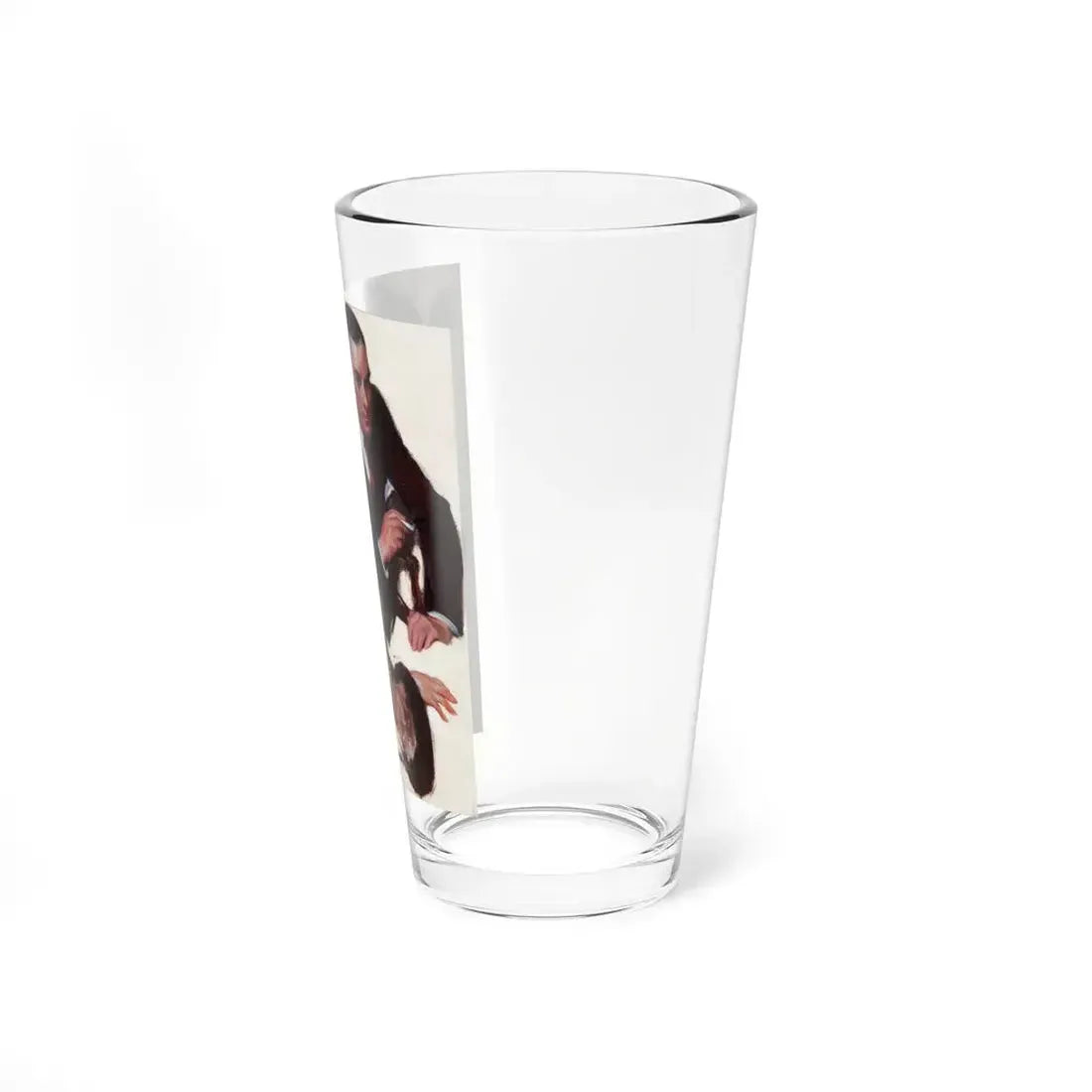Romantic Conversation, The Saturday Evening Post interior illustration (Magazine Illustration) Pint Glass 16oz - Go Mug Yourself