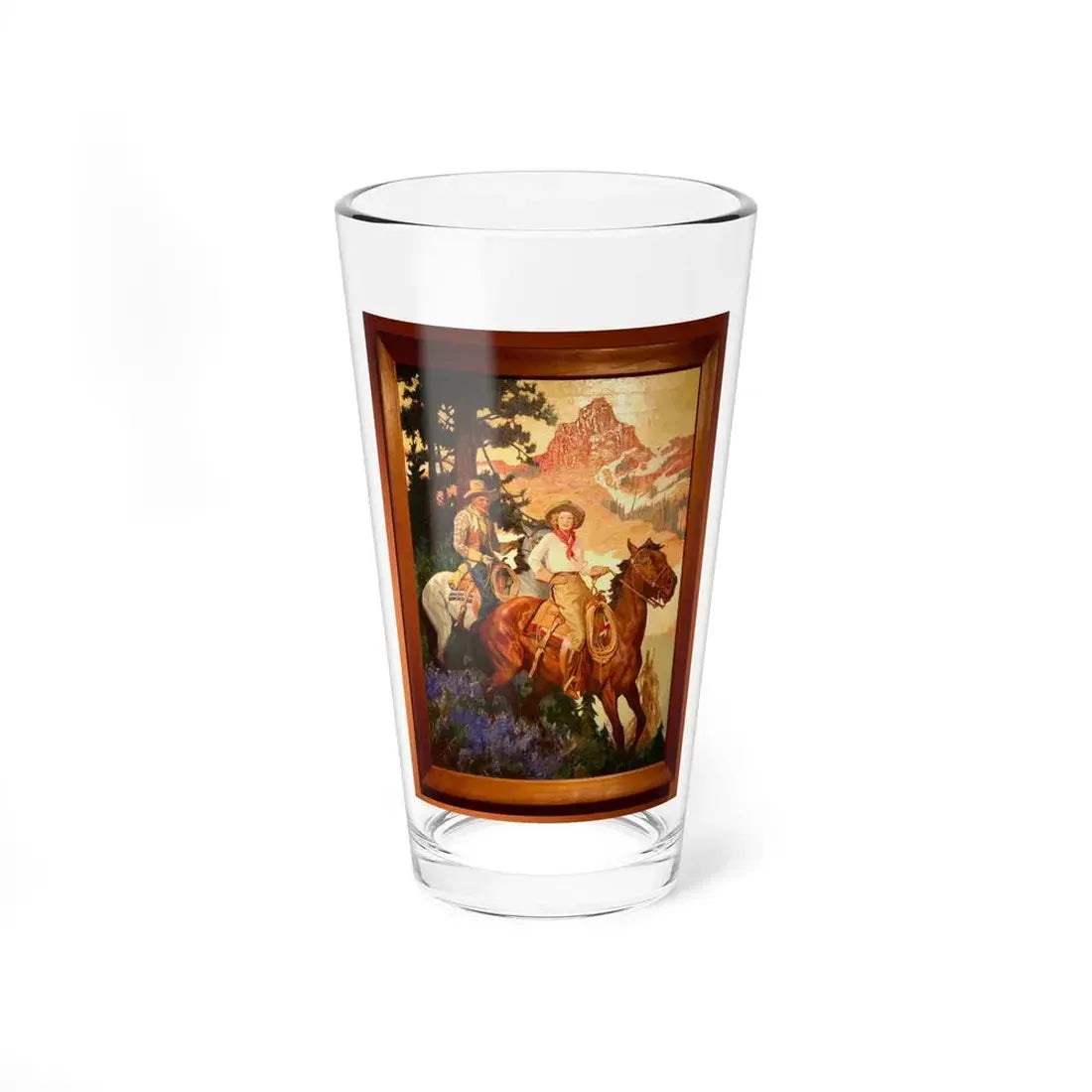 Romantic Range magazine, June 1937 (Magazine Illustration) Pint Glass 16oz 16oz - Go Mug Yourself