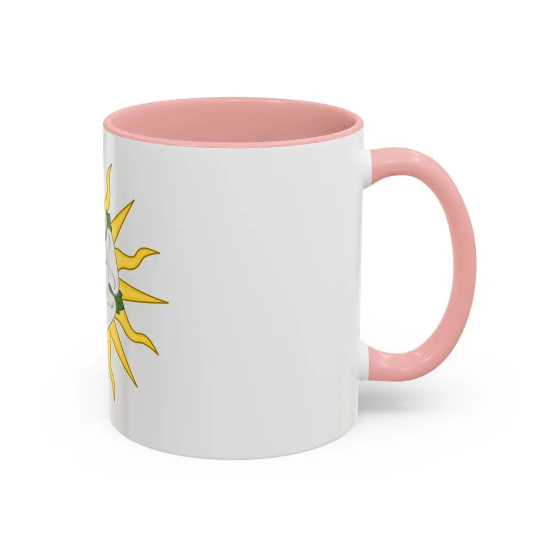 Rose en Soleil Badge of York - Accent Coffee Mug - Go Mug Yourself